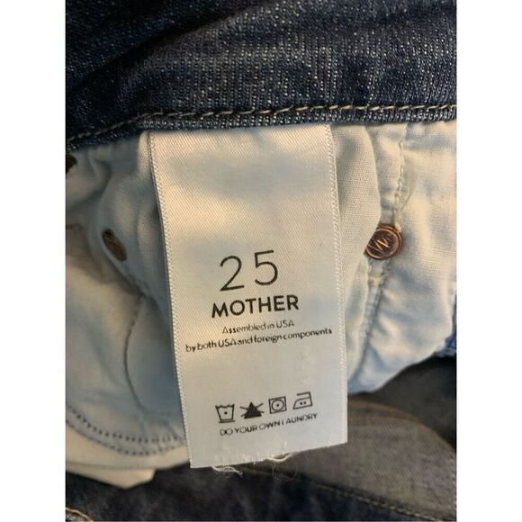 Mother Looker Ankle Fray Girl Crush jeans women's size 25 - Picture 5 of 7